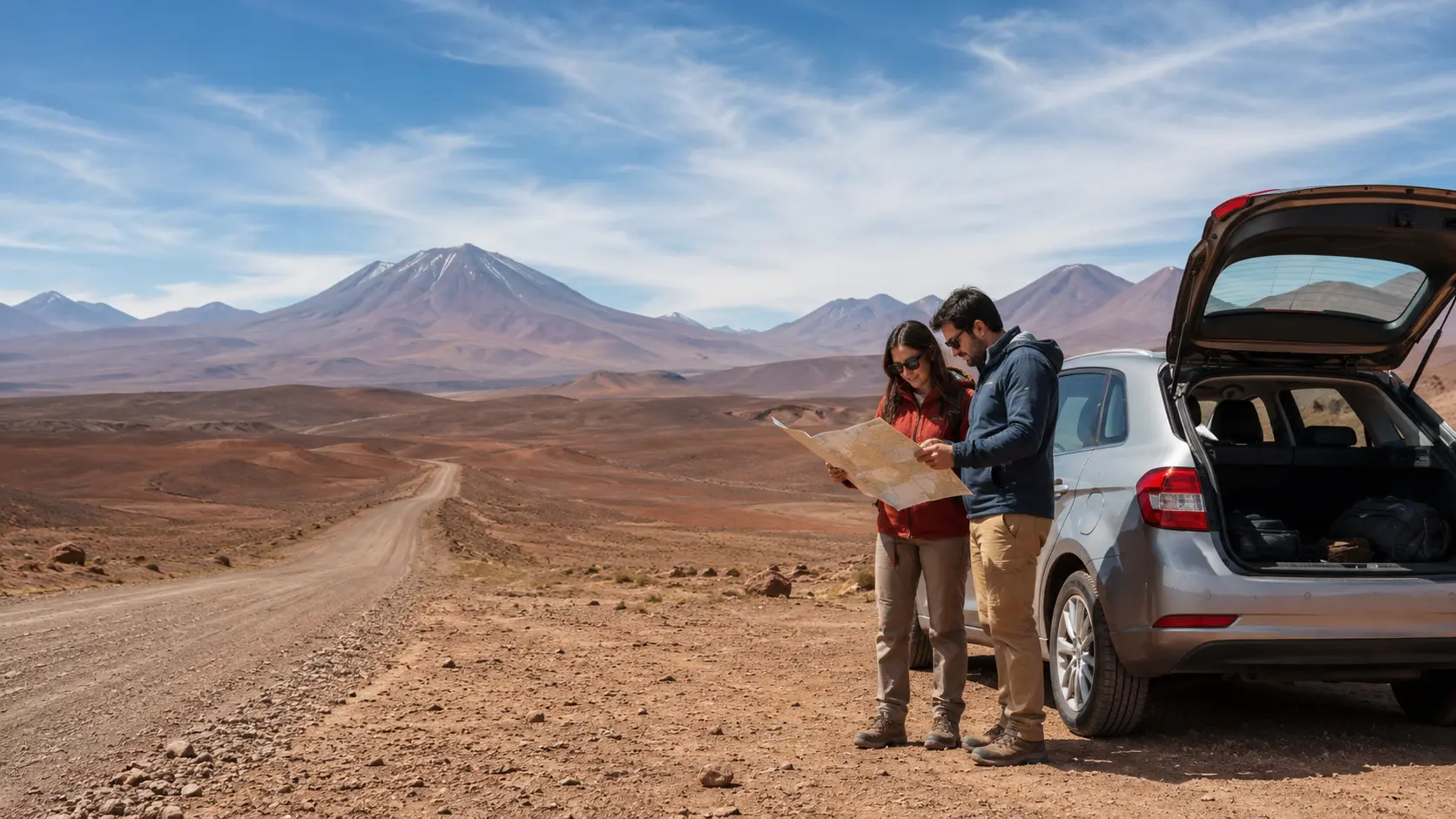 Viaggiatore autonomo a Santiago del Cile